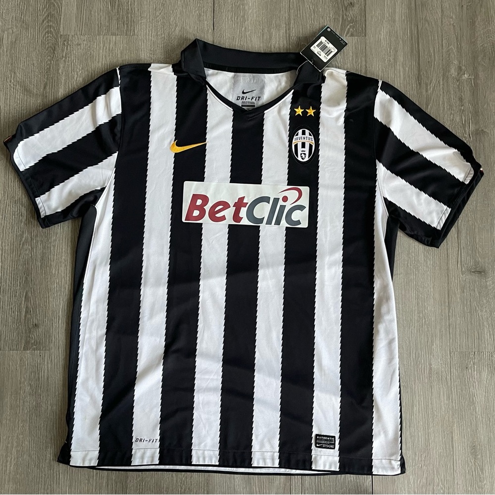 NWT 2010-2011 Nike  Juventus FC Home Jersey Men’s Size XXL